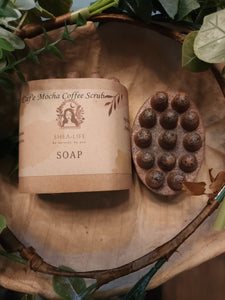 Cafe Mocha Coffee Scrub Soap (2 Bars)
